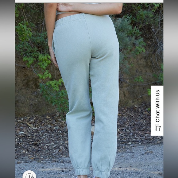 John Galt Sage Green Rosa Sweatpants O/S - Picture 4 of 16